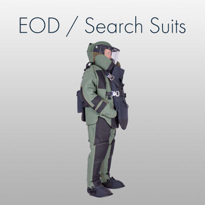 EOD Bomb Suit and accessories