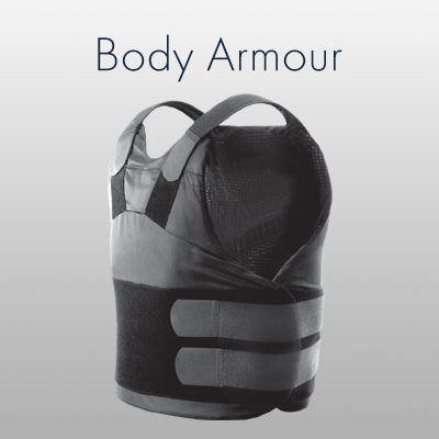 Body armour vests.